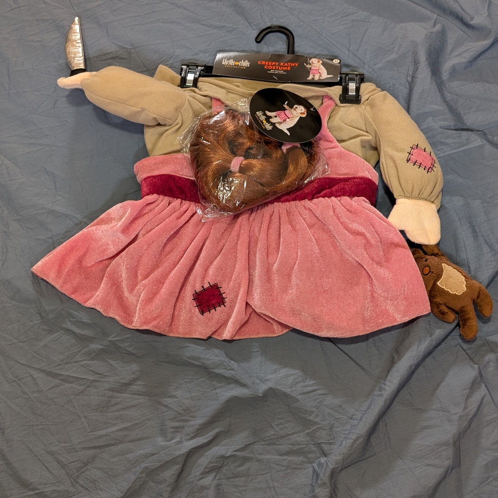 Creepy Kathy Halloween Costume For Dogs, Size XL